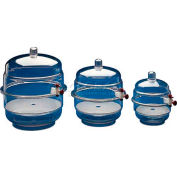 Bel-Art Space Saver Polycarbonate dessiccateur à vide 420220000, 0,20 pi³, fond transparent, 1/PK