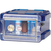 Bel-Art Secador® 1.0 Vertical Desiccator Cabinet 420710007, 0.7 Cu. Ft., Blue with Clear Door