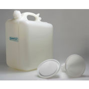 Bel-Art Safety Waste Jug 119190000, HDPE, 20 Liters, Funnel Top, 45mm Closure, 1/PK
