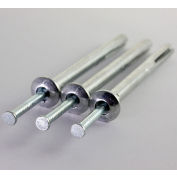 Marteau d’ancrage en voiture - 1/4 x 1-1/2"- tête - alliage acier - Zinc - paquet de 100 - BBI 266050 de champignons