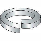 Split Lock Washer - 1/4" - Steel - Thru Hardened - Zinc Yellow - Pkg of 100 - Brighton-Best 340050