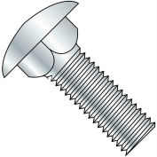 Boulon à tête bombée - 3/8-16 x 3 "- ronde tête - acier - Zinc CR + 3 - Grade A - FT - A307 - Pkg de 50