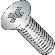 Machine Screw - M4 x 0.7 x 6mm - Phillips Flat Head - Class 4.8 - Steel - Zinc - DIN 965A - 1000 Pk