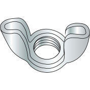 Wing Nut - Stamped - #8-32 - Type D - Style 1 - Low Carbon Steel - Zinc CR+3 - UNC - 200 Pk