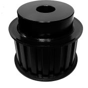 Powerhouse 16H150-6FS8 Acier / Oxyde Noir 16 Dents 2 546 « Pitch Plain Bore Poulie, qté par paquet : 5