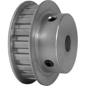 Centrale 20L050-6FA6 Aluminium / Clear Anodized 20 Dent 2 387 » Pitch Finished Bore Poulie, qté par paquet : 5