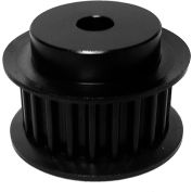 Powerhouse 22-8MX21-6FS6 Steel / Black Oxide 22 Tooth 2.206" Pitch Plain Bore Pulley - Pkg Qty 5