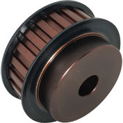 Powerhouse 21L075-6FS7 Steel / Black Oxide 21 Tooth 2.507" Pitch Plain Bore Pulley - Pkg Qty 5