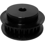 Powerhouse 22-8MX12-6FS6 Steel / Black Oxide 22 Tooth 2.206" Pitch Plain Bore Pulley - Pkg Qty 5