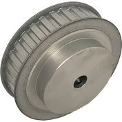 Powerhouse 32L075-6FA6 Aluminum / Clear Anodized 32 Tooth 3.82" Pitch Finished Bore Pulley - Pkg Qty 5