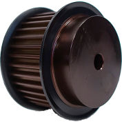 Powerhouse 36-8MX36-6FS6 Steel / Black Oxide 36 Tooth 3.609" Pitch Plain Bore Pulley - Pkg Qty 5