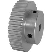 Powerhouse 36XL037-6A4 Aluminum / Clear Anodized 36 Tooth 2.292" Pitch Finished Bore Pulley - Pkg Qty 5