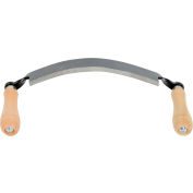 Timber Tuff™ Draw Shave TMB-10DC - Curved 10" Steel Blade with Wood Handles