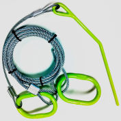 Timber Tuff™ Steel Log Choker Cable with Rings & Probe Stake TMW-48 - 2640 Lb. Hauling Cap.