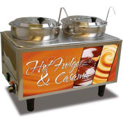 Référence Double Fudge chaud/Caramel chaud W / louches - capacité 7 pintes - 51072-H