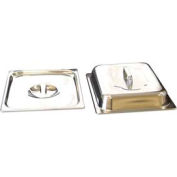 Benchmark USA-56747, Half Size Dome Lid, Stainless Steel, 10-1/4x12-1/2x1"