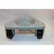 Bond® Cast Iron Triangular Cup Dolly 3310 - Phenolic Wheels - 750 Lb. Capacity
