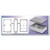 Bud Cu-475 Econobox Die Cast Aluminum Enclosure 4.75" L X 4.75" W X 3.75" H Natural - Min Qty 6