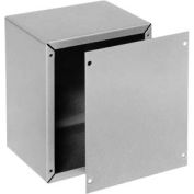 Bud Cu-729 en acier Utility armoire 6" W X D 4" X 5" H gris métallisé - Qté Min 4