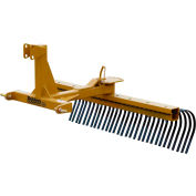 6' Medium Duty Landscape Rake Tractor Attachment 80110630 Category 1