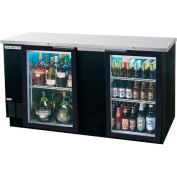 Verre porte arrière Bar réfrigérateur série BB-G, 69" W - BB68HC-1-G-B
