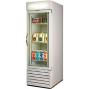 Une porte en verre porte Merchandiser réfrigérateur, 27-1/4" W - MMR23HC-1-W