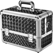 Barska BF11984 Chéri Bliss Cosmetic Case CC-200, Aluminium, Noir, 15"L x 12"W x 9"H