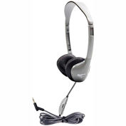 HamiltonBuhl SchoolMate On-Ear Stereo Headphone w/ Leatherette Cushions & in-line Volume