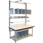 Global Industrial™ banc-in-A-Box Packing Workbench, ESD T-Mold Edge, 72"W x 30"D