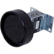 Bimba-Mead Air Valve LTV-PBGF, 5 Port, 2 Pos, Manual, 1/8" NPTF Port Vlv, Button Guard For Foot Mt