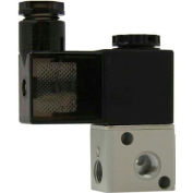 Bimba-Mead Direct Acting Valve M3V1-06-24VAC, Port 3, 2 Pos, simple, 1/8" NPT, 24VAC, Cv = 51