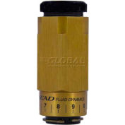 Bimba-Mead Flow Control In-Line MF1-25, 1/4 NPTF Both Ends, One-Direction Control Flow