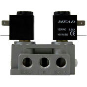 Bimba-Mead Air Valve N2-DCD-24VDC, 5 Port, 2 Pos, Double solénoïde, 1/4" NPTF, 24VDC