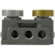 Bimba-Mead Air Valve N2-PB, 5 Port, 2 Pos, Valve, 1/4" NPTF, Double Push Button