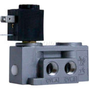 Bimba-Mead Air Valve N2-SCD-24VDC, 5 Port, 2 Pos, célibataire, 1/4" NPTF, 24VDC