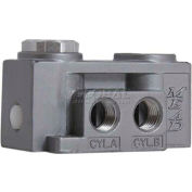 Bimba-Mead Air Valve N2-SP, 5 Port, 2 Pos, Single Pressure Pilot, 1/4" NPTF