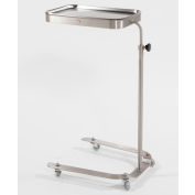 Blickman 8848SS Stanford Stainless Steel Mayo Stand, 12-5/8" x 19-1/8" Tray