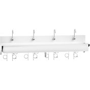 Blickman Four Station Windsor Scrub Sink, Wall Mounted with Infrared Water Control, Stainless Steel