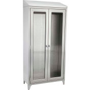 Blickman 7960SS Walter Freestanding Medical Storage Cabinet, 47-5/8"W x 16"D x 76"H