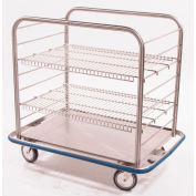 Blickman OCC4 Open Cart affaire avec deux grilles métalliques, 42" L x 29" W x 40-1/4 "H