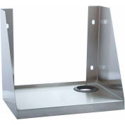 BK Resources Stainless Steel Add-On 12" Blender Station Shelf 8" Deep