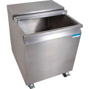 BK Resources BK-MIB-2422 Stainless Steel Mobile Ice Bin 24"W x 22"D x 29"H