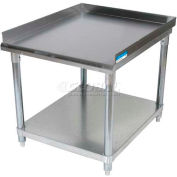 BK Resources Equipment Stand W/ Undershelf, 18 Ga 430 Stainless Steel Top, 37"W x 30"D
