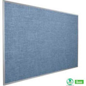 Balt® Vin-Tak Tackboard with Aluminum Trim 72"W x 48"H, Pacific Blue