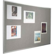 Balt® Fab-Tak Tackboard with Aluminum Trim 96"W x 48"H Granite