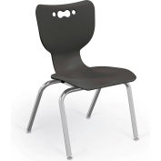 Balt® Hierarchy 16 » Chaise de classe en plastique - Noir
