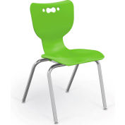 Chaise de classe en plastique Balt® Hierarchy 18 » - Vert
