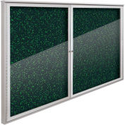 Balt® Weather Sentinel Outdoor Enclosed Cabinet - 2 Doors - 72"W x 48"H Green