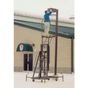 One Person Lift 20"L x 28"W Platform - Hydraulic Hand Pump Lift