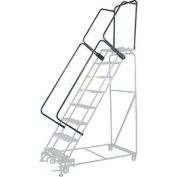 46"H CAL-OSHA Handrail Kit for Stainless Steel Rolling Ladder - 10 to 12 Step - CAL OSHA SS 10-12